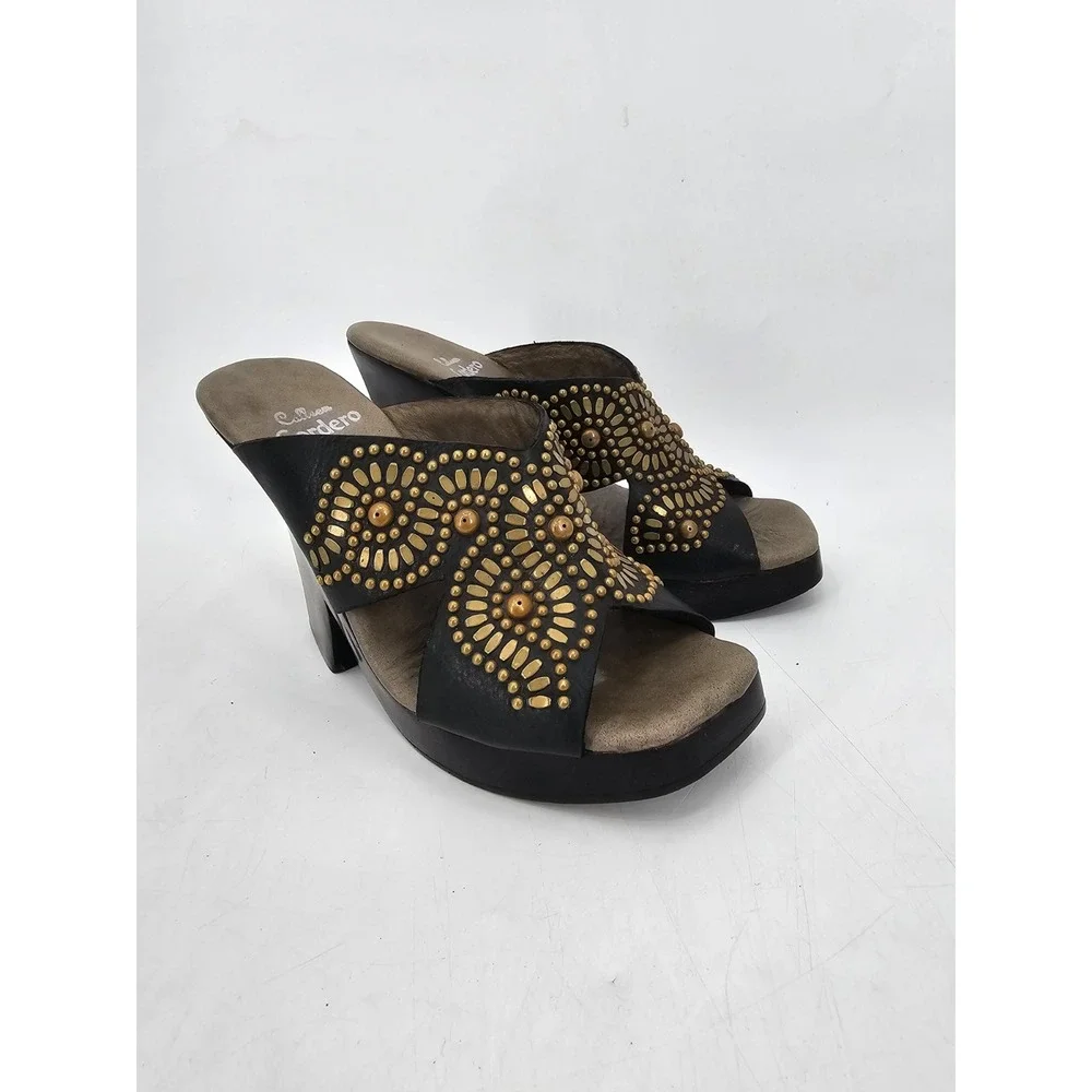 Calleen Cordero Studded Leather Hand Carved 4